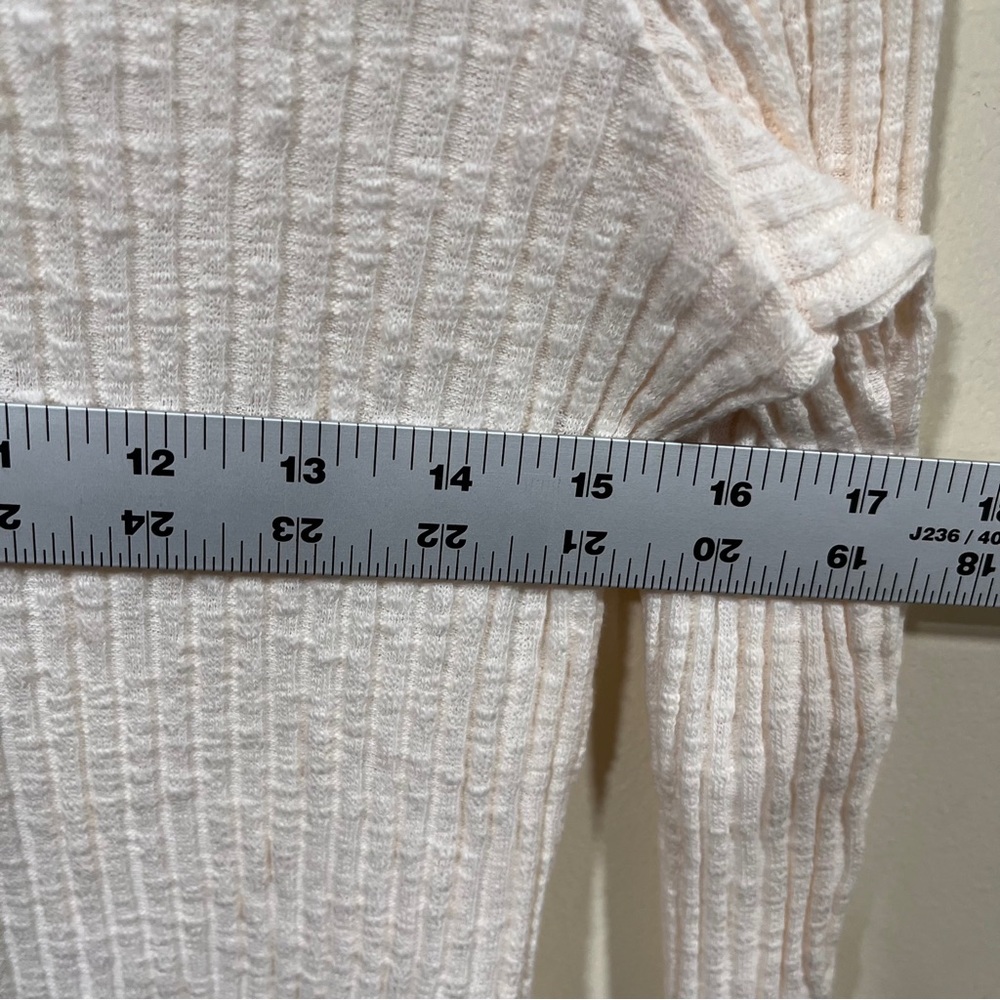 NWT Madewell size medium Samsoe Sajuni Cardigan sweater women ivory - Picture 4 of 8